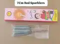 7CM Red Sparklers